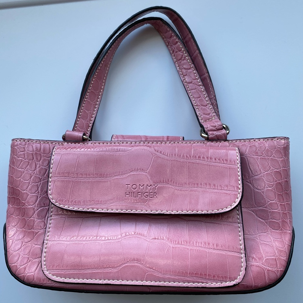 Tommy Hilfiger Faux Croc Purse